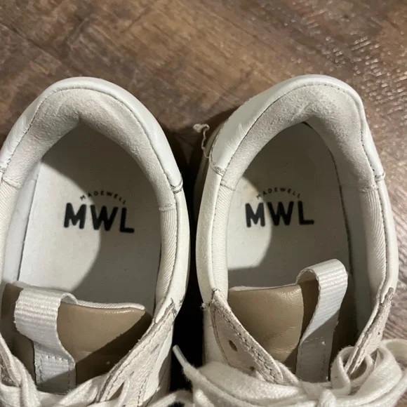 Madewell Kickoff Trainer Sneakers in Neutral Colorblock Leather - Picture 8 of 9